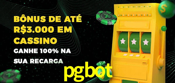 pgbot melhor bônus de depósito