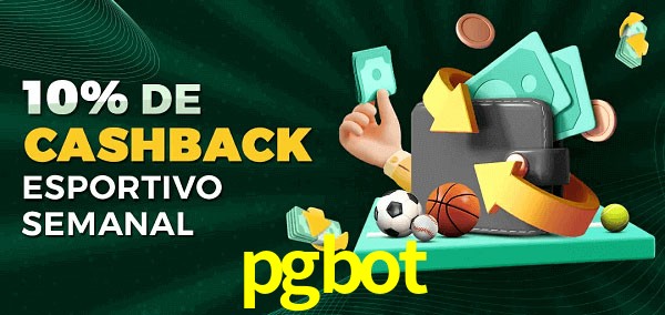 10% de bônus de cashback na pgbot
